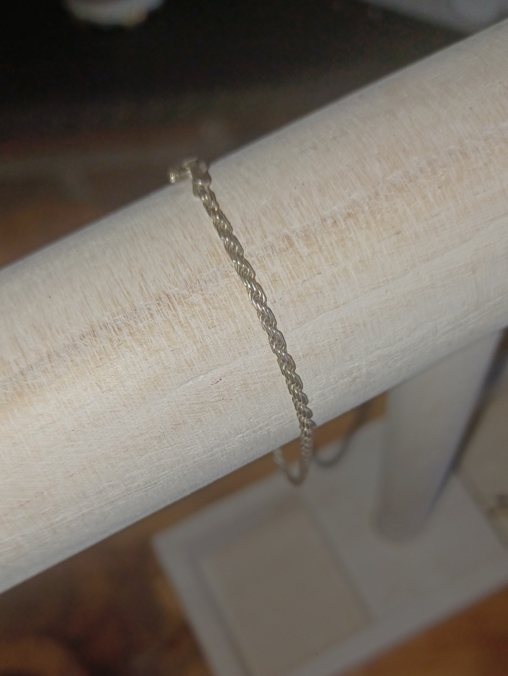 Classic Italian 925 Sterling Silver Rope Bracelet - Timeless Layering Piece - Picture 4 of 4